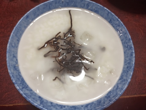 夏バテ気味でもスルスルっと入る!塩こぶ冷や水ご飯